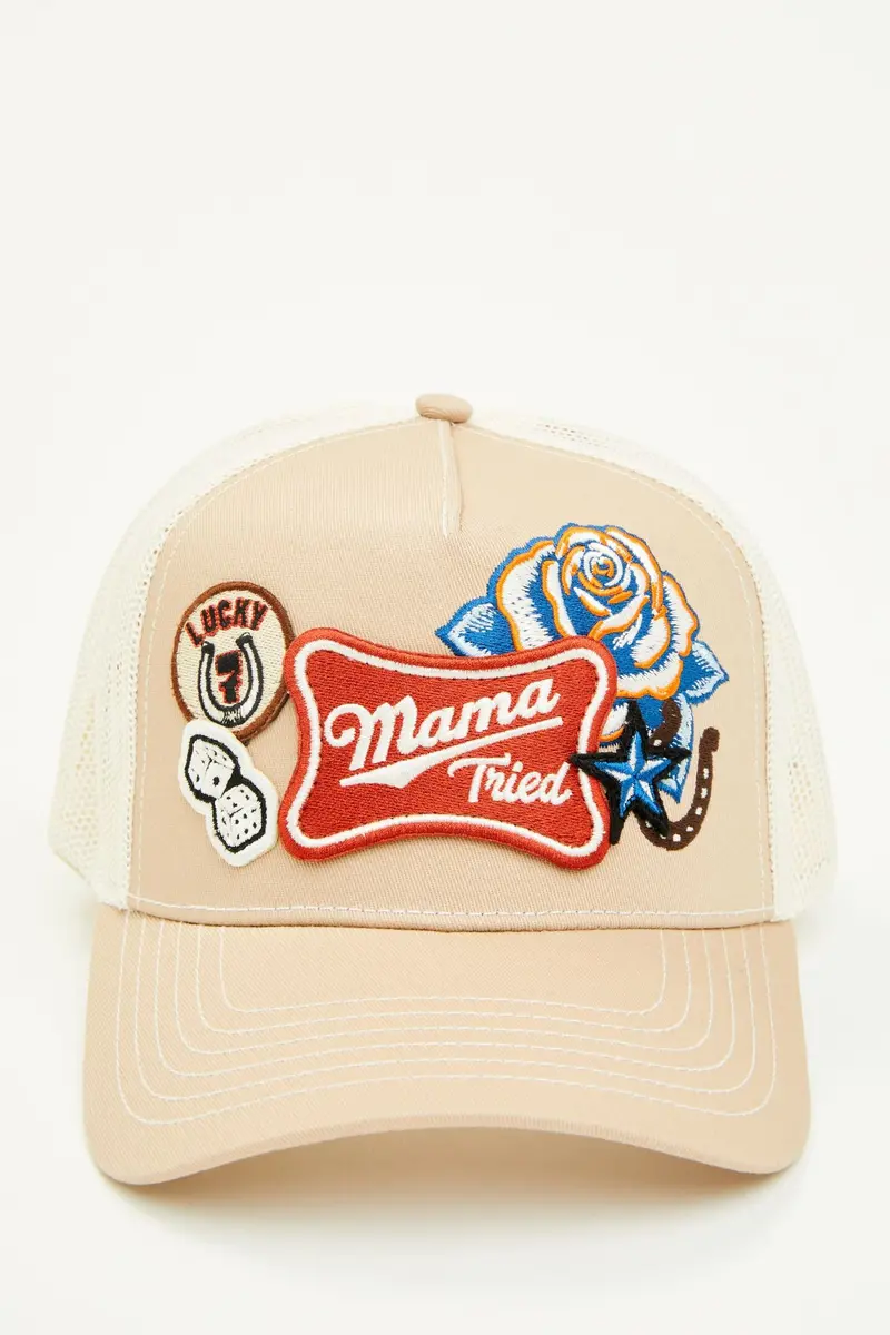 Mama Tried Multi-Patch Ball Cap 1
