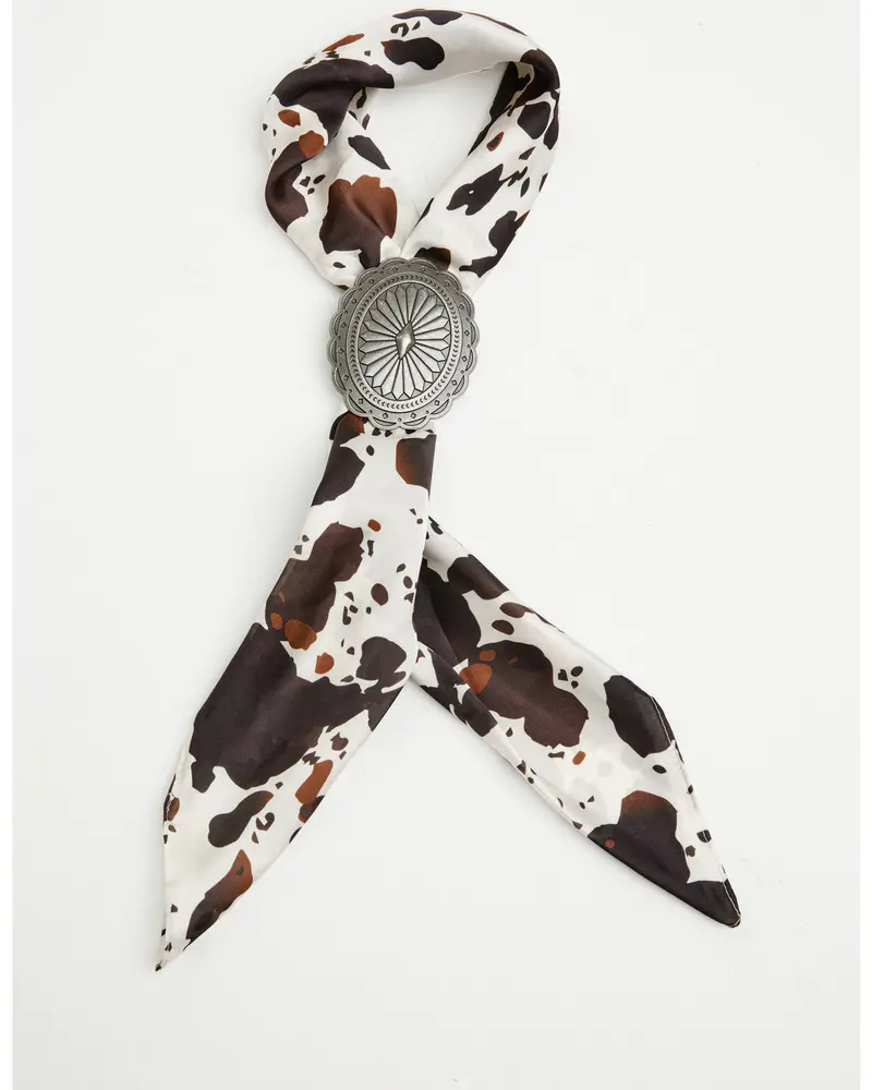 Marfa Cow Print Bandana Necklace 1