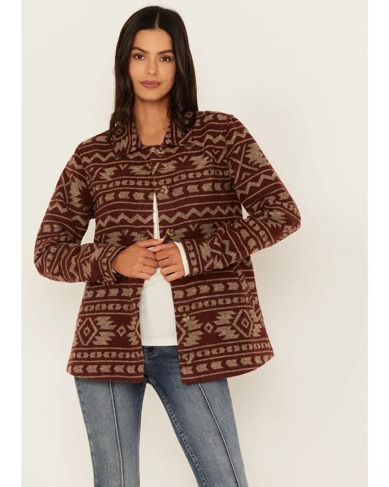 Marie Southwestern Print Shacket 1