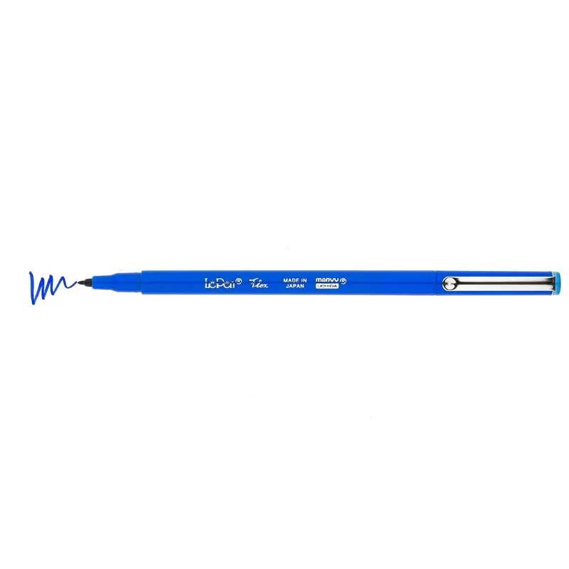 Marvy Uchida - Brush Pen - Le Pen Flex - Blue #3 1