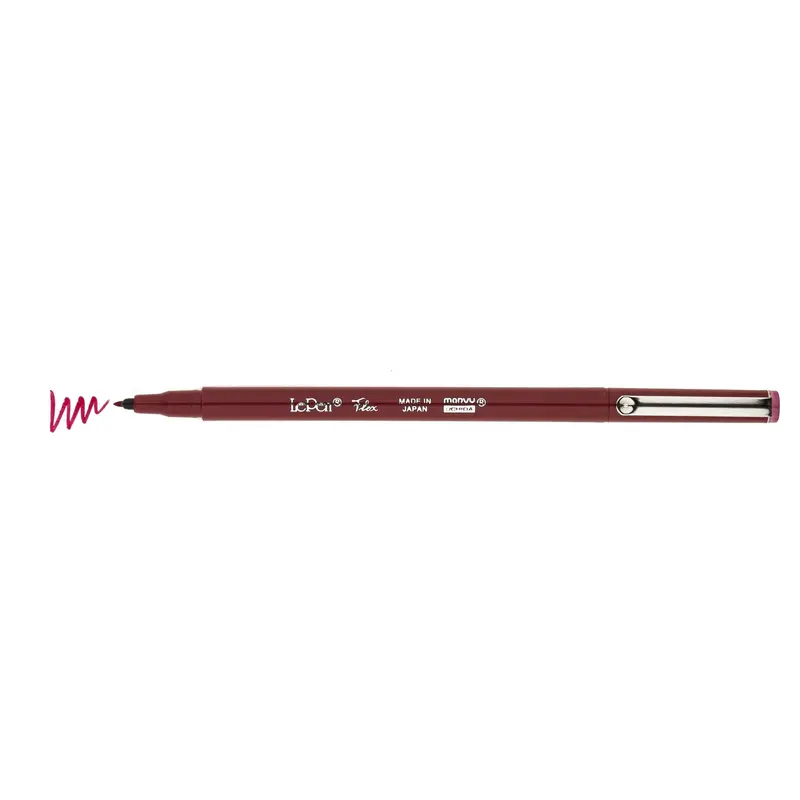 Marvy Uchida - Brush Pen - Le Pen Flex - Burgundy #28 1