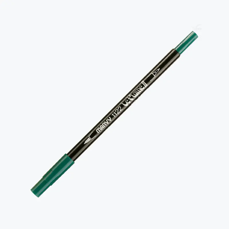 Marvy Uchida - Brush Pen - Le Plume Ii - Green #4 1