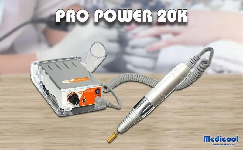 Medicool Pro Power 20K Rechargeable Filing  Machine | Nail Drill 1