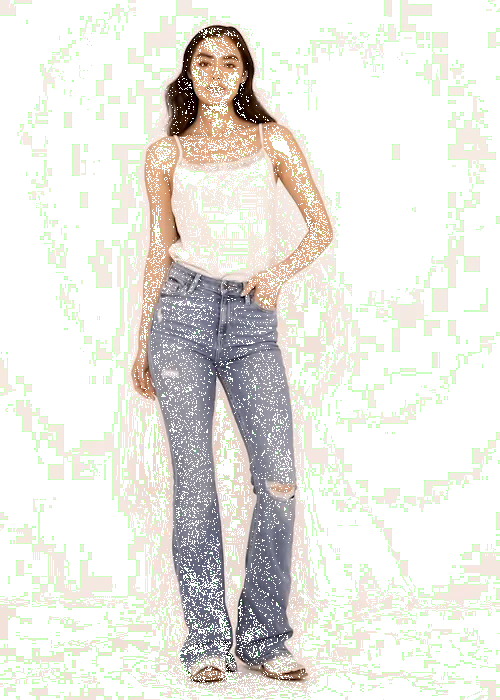 Medium Wash Legends High Risin Vintage Flare Jeans 1