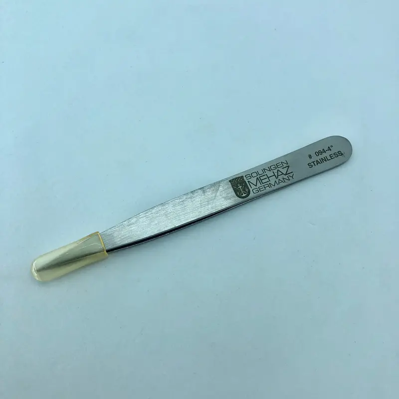 Mehaz Tweezer (Silver) # 094-4" Stainless - Point 1