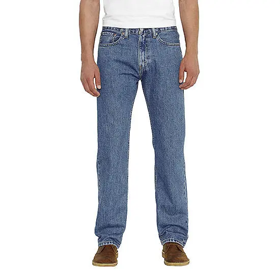 Men's 505 Regular Fit Jean- Zipper Fly-Medium Stone Wash - 00505-4891 1