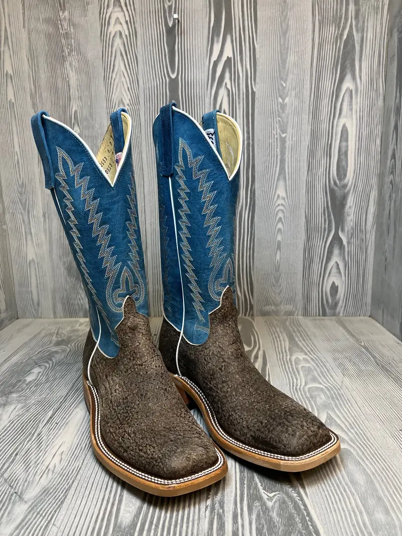 Men's Anderson Bean Antique Saddle Safari Giraffe With13" Danube Mad Dog Tops - Style 194 1
