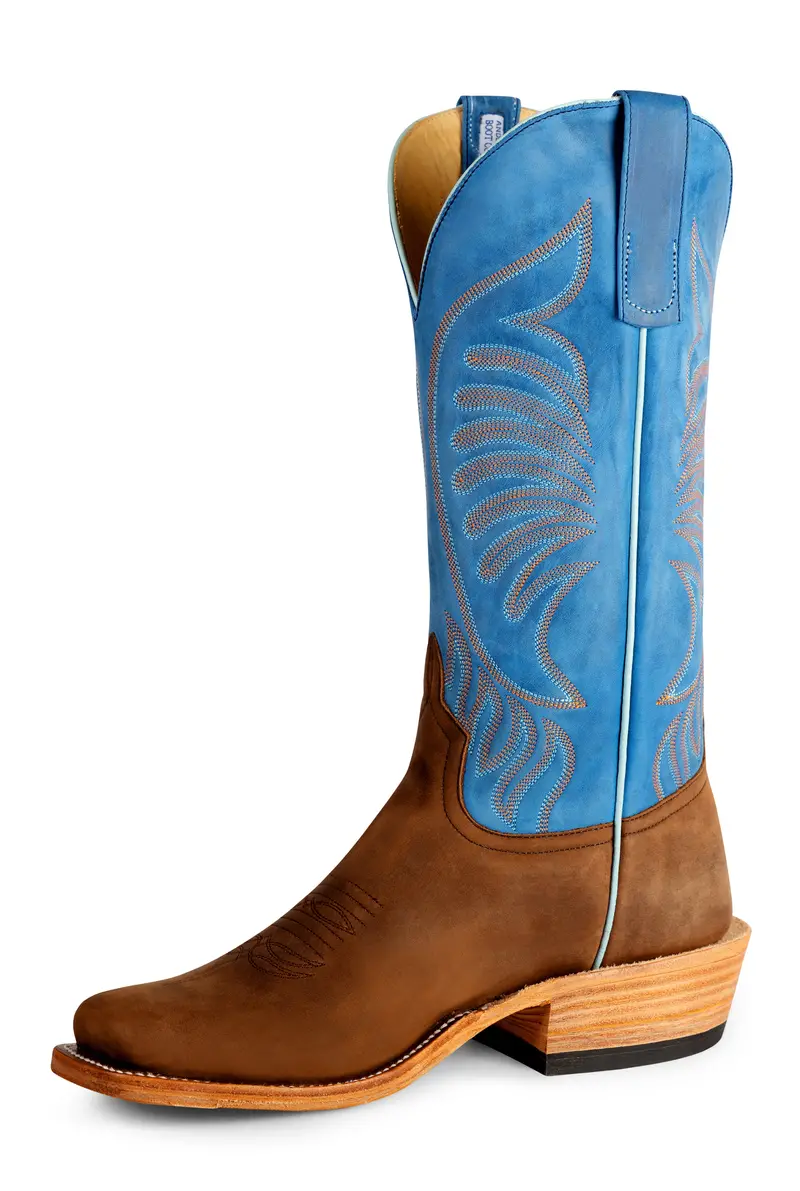 Men's Anderson Bean Dark Brown Barcelona With 13" Blue Barcelona Tops - S5200 1