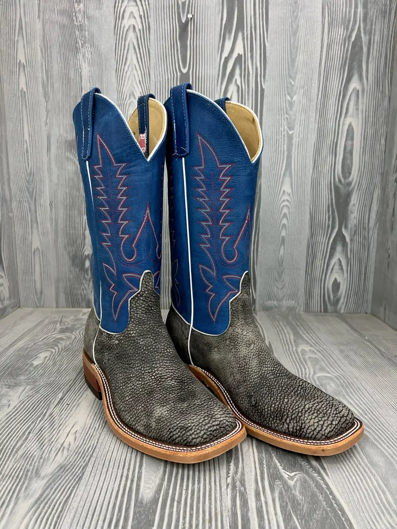 Men's Anderson Bean Grey Safari Giraffe With 13"Blue Barcelona Tops - Style 179 1