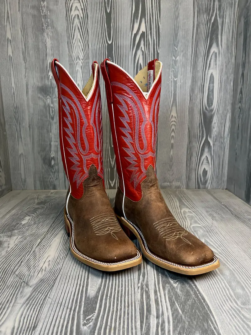 Men's Anderson Bean Tan Pent Vintage Bison With 13" Bryony Kidskin Tops - Style # 212 1