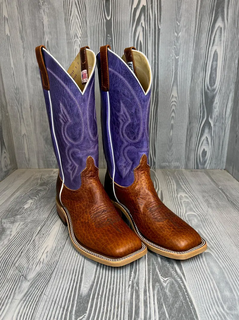 Men's Anderson Bean Whiskey Third Pole Yak With 13" Purple Mad Dog Tops - Style # 206 1