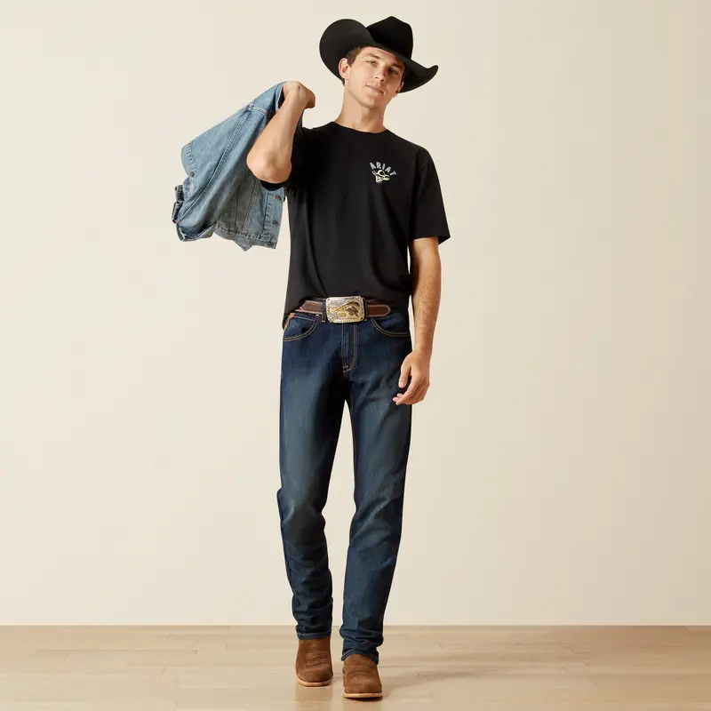 Men's Ariat Ariat Stitched Skull T-Shirt - 10062423 1
