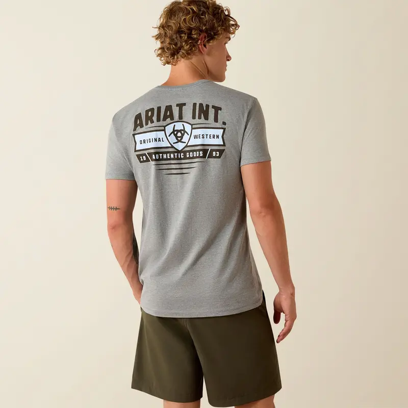 Men's Ariat Banner Badge T-Shirt - 10073955 1