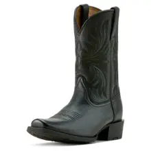 Men's Ariat Black Deertan Sport Narrow Cutter Toe Western Boot - 10063960 1