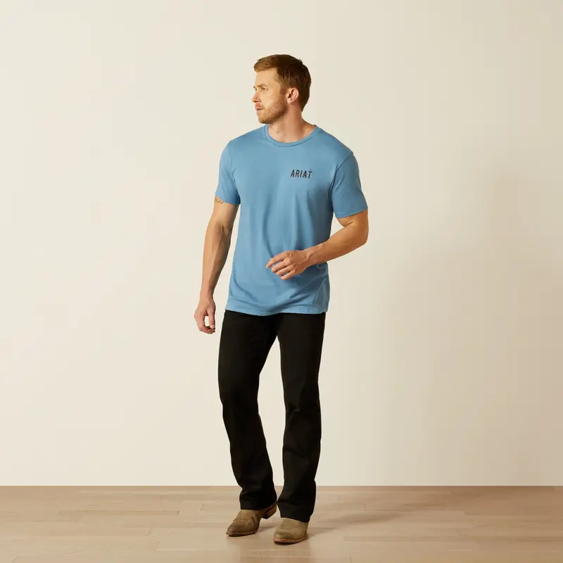 Men's Ariat Blazing Saddle T-Shirt - 10062421 1