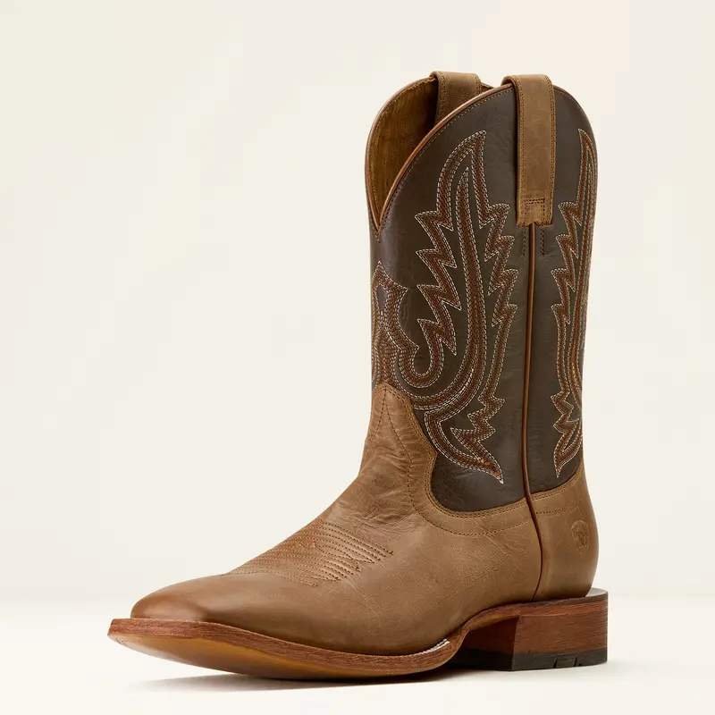 Men's Ariat County Roads Wide Square Toe Cowboy Boot - 10074250 1