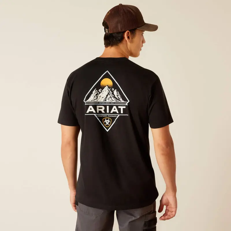 Men's Ariat Dmnd Mountain T-Shirt - 10051445 1