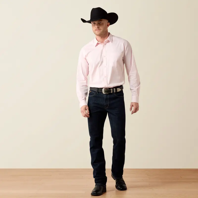 Men's Ariat Everything Icy Pink Classic Fit Shirt - 10072738 1