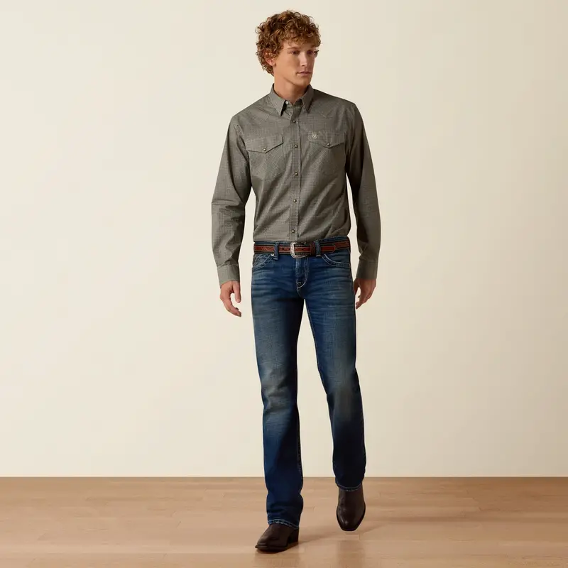 Men's Ariat Floyd Fitted Snap Shirt - 10073624 1