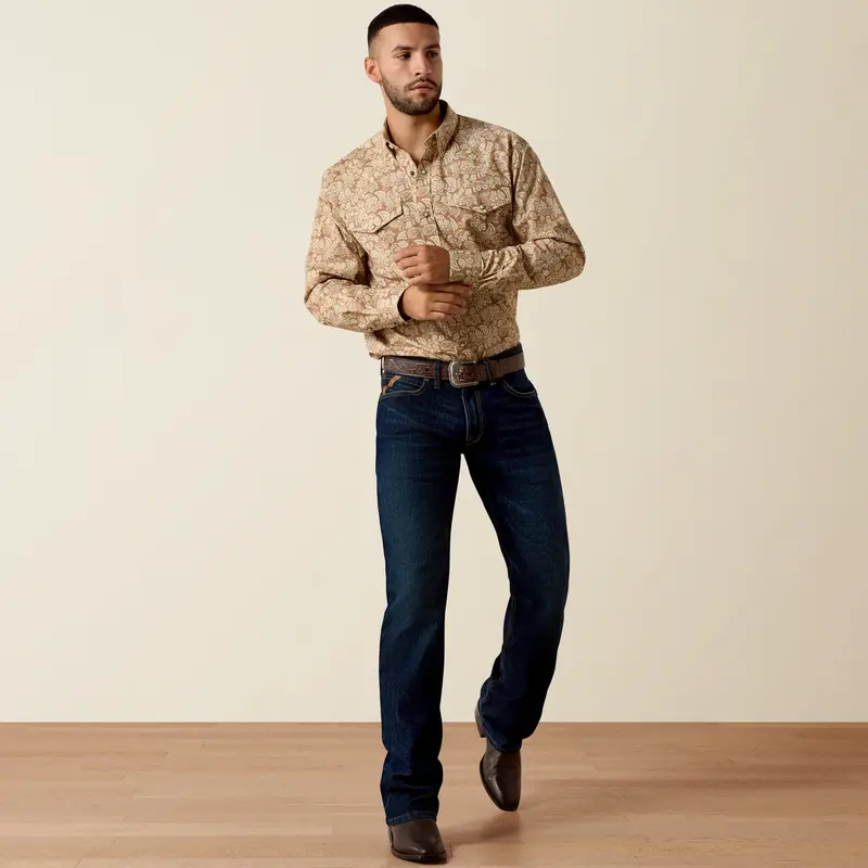 Men's Ariat Fynn Classic Fit Snap Shirt - 10073620 1