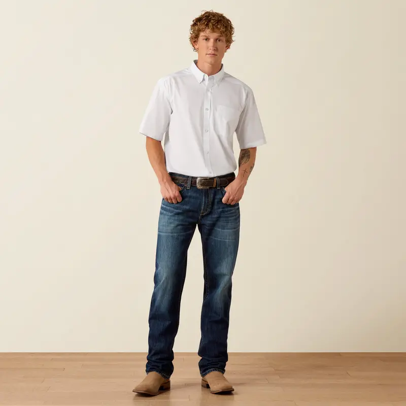 Men's Ariat Lightweight Twill Classic Fit Shirt - 10073615 1