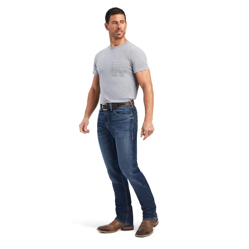 Men's Ariat M1 Remy Stackable Straight Jean In Bradford - 10042213 - Final Sale 1