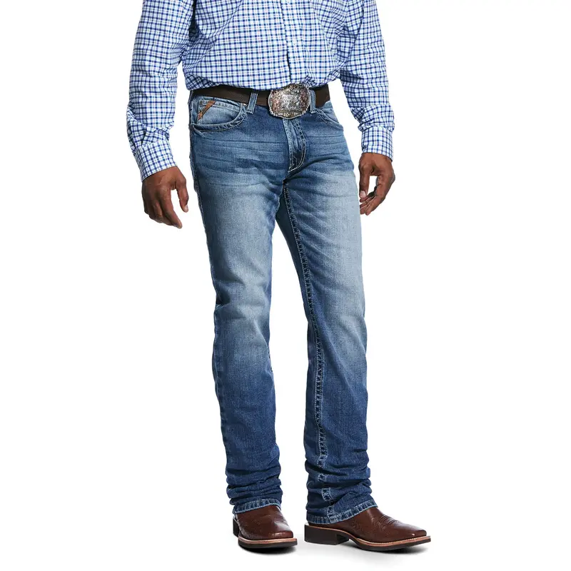 Men's Ariat  M4 Low Rise Stretch Dakota Stackable Straight Leg Jean - 10032086 1