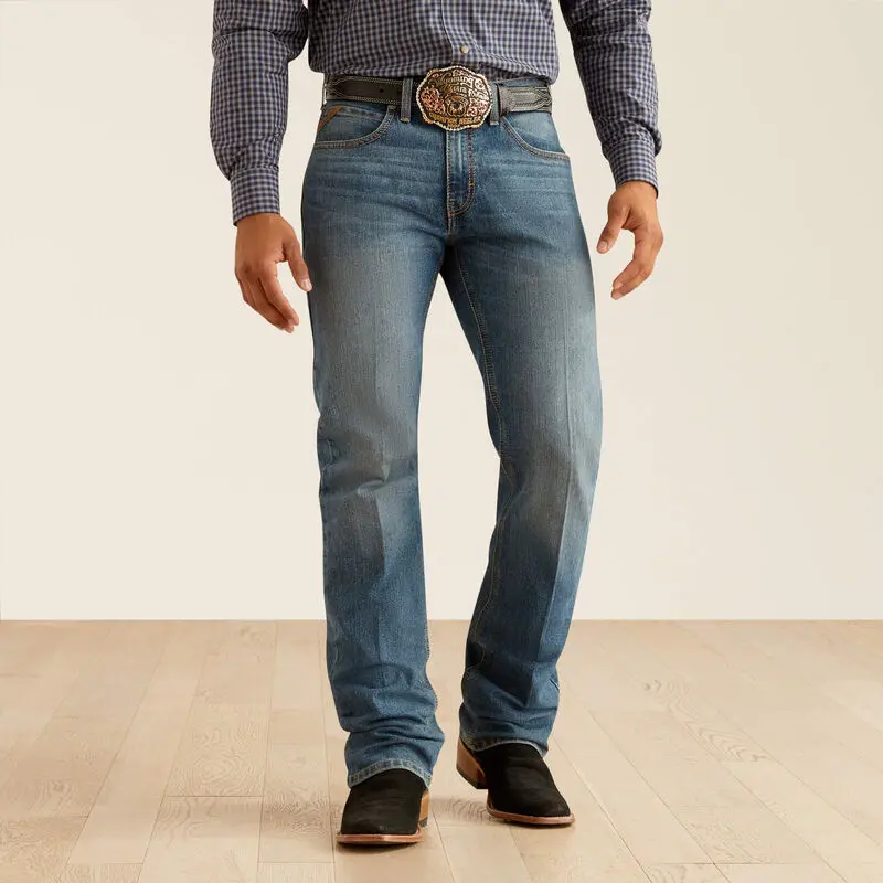 Men's Ariat M5 Straight Stretch Pro Series Ray Hamilton Straight Jean - 10045391 1