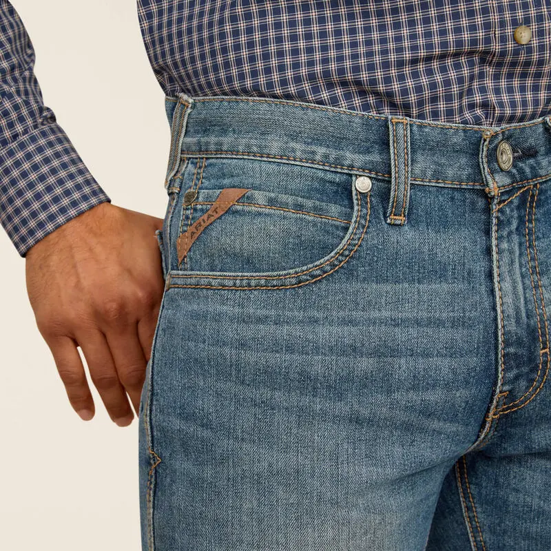 Men's Ariat M5 Straight Stretch Pro Series Ray Hamilton Straight Jean - 10045391 5