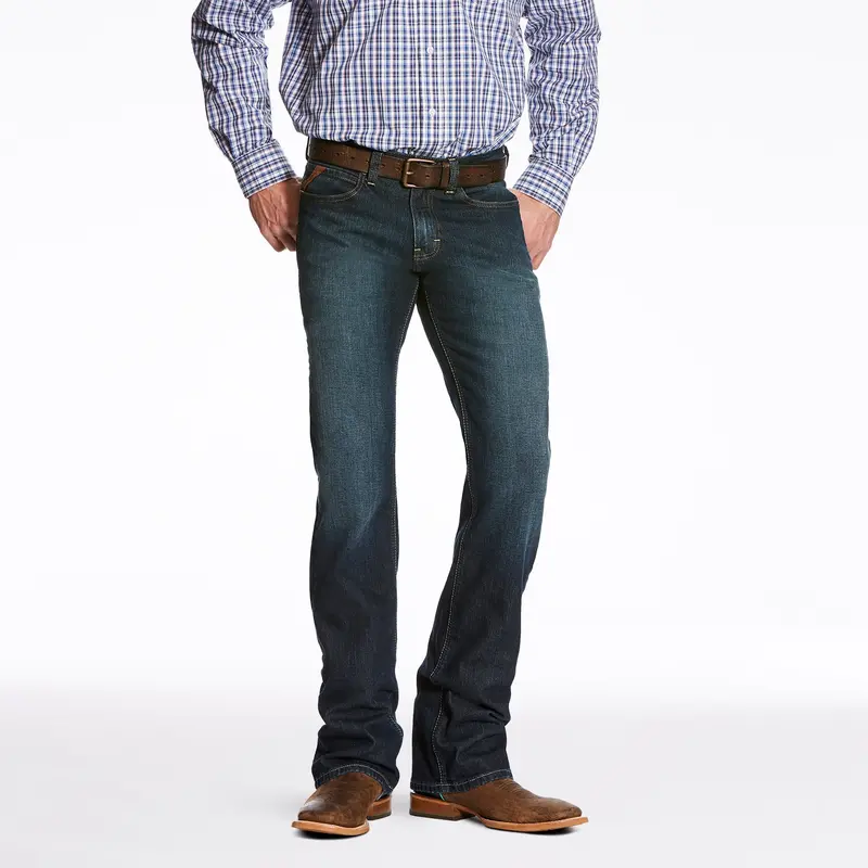 Men's Ariat M7 Rocker Stretch Legacy Stackable Straight Leg Jean - 10026041 1