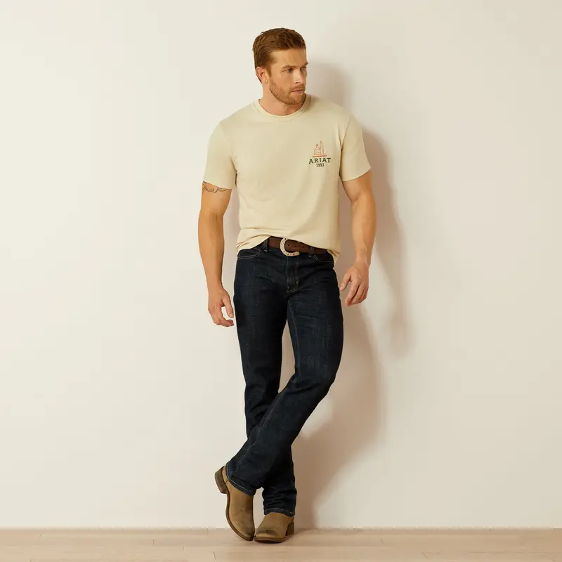 Men's Ariat Mezcal Mezclilla T-Shirt - 10062424 1