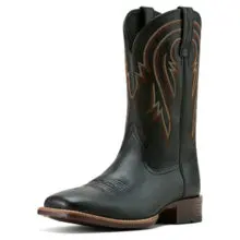 Men's Ariat Plano Black Western Boot - 10061195 1
