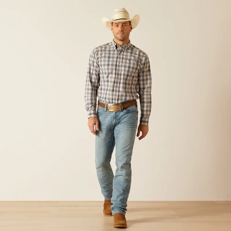 Men's Ariat Pro Series Dash Classic Fit Long Sleeve Shirt - 10048430 1