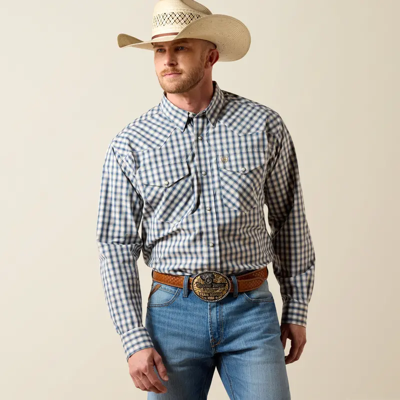Men's Ariat Pro Series Fintan Classic Fit Snap Shirt - 10073618 1