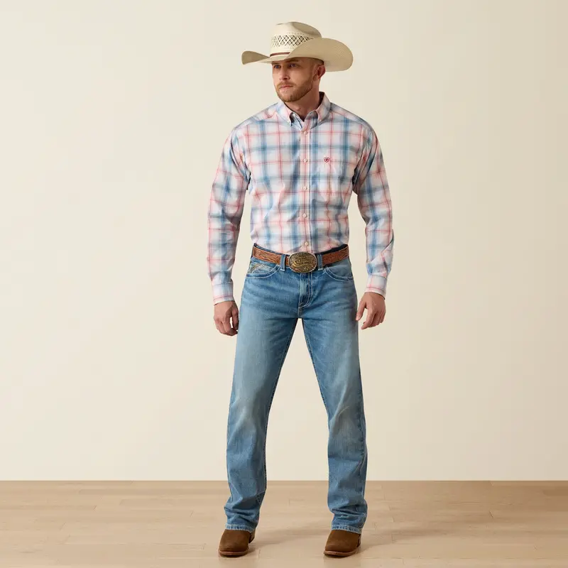 Men's Ariat Pro Series Teddy Classic Fit Shirt - 10071585 1