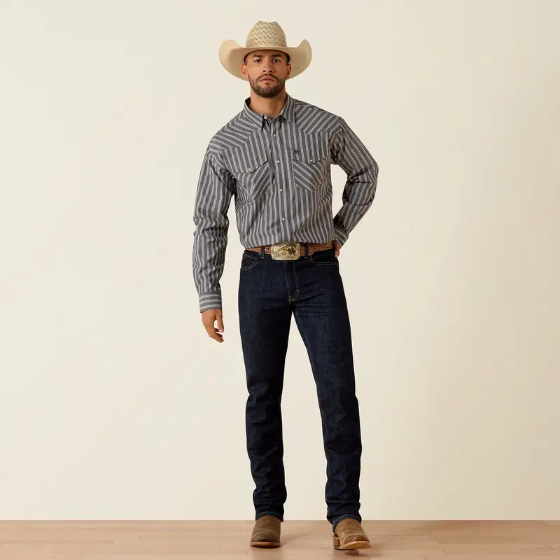 Men's Ariat Pro Series Theron Classic Fit Snap Shirt - 10071725 1
