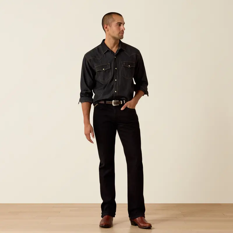 Men's Ariat Retro Halford Fitted Snap Shirt - 10071712 1