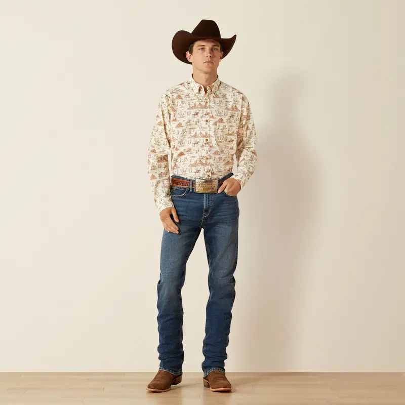 Men's Ariat Saint Classic Fit Shirt - 10062242 1