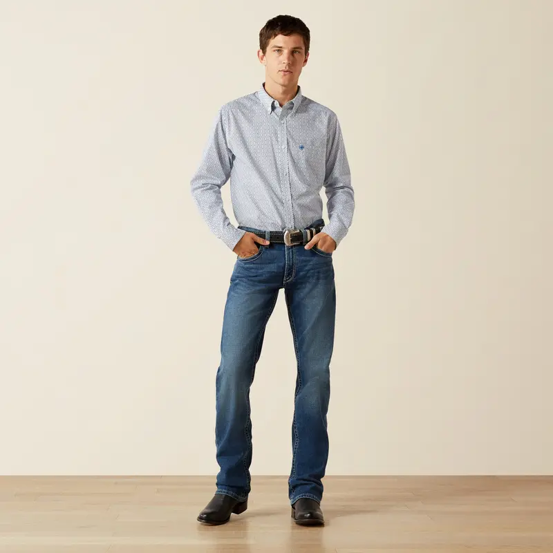 Men's Ariat Santos Fitted Shirt - 10062245 1