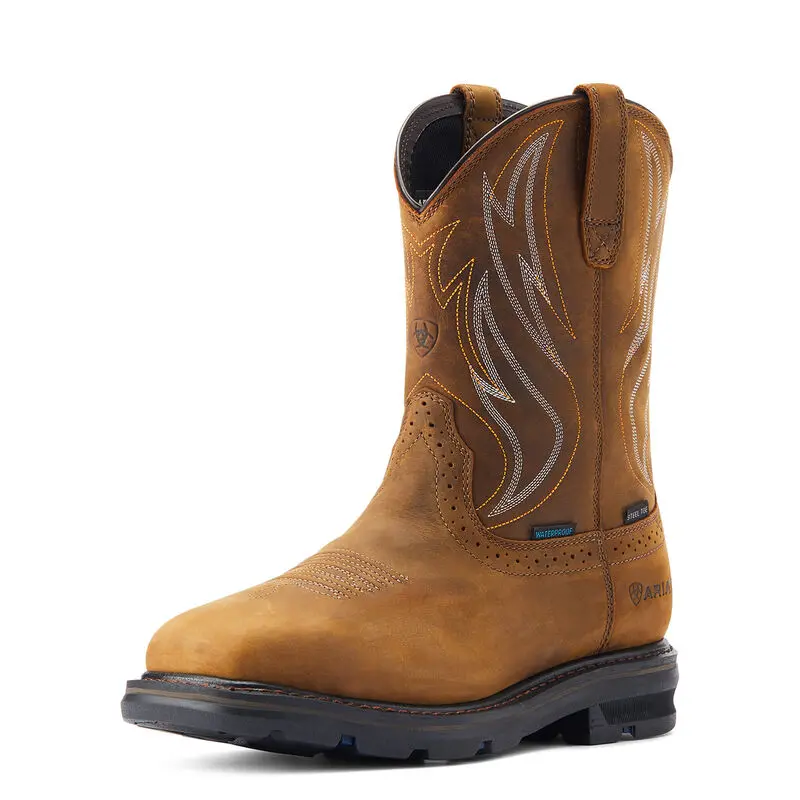 Men's Ariat Sierra Shock Shield Steel Toe Waterproof Work Boots - 10044544 1