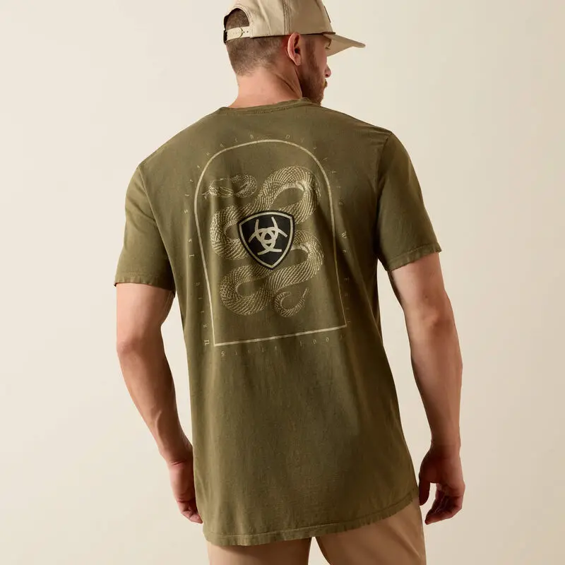 Men's Ariat Snake Classic Fit T-Shirt - 10071191 1