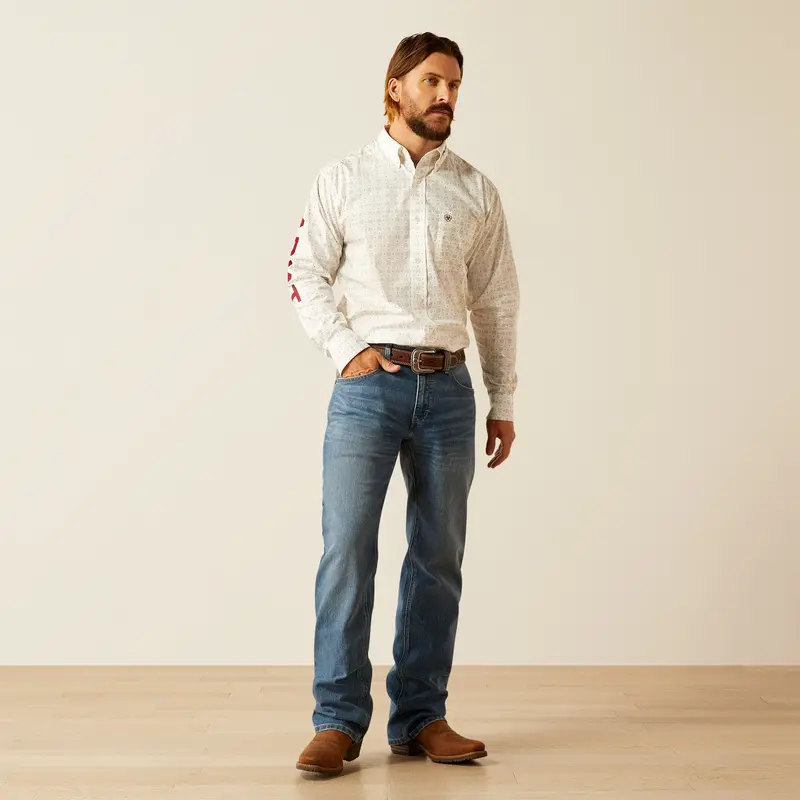 Men's Ariat Team King Classic Fit Shirt - 10054639 1