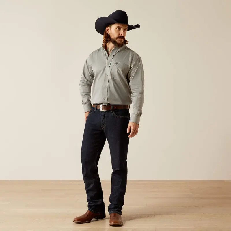 Men's Ariat Team Logo Twill Classic Fit Shirt - 10053953 1