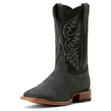 Men's Ariat Tekstep Wiley Black/Grey Elephant Print Western Boot - 10053632 1
