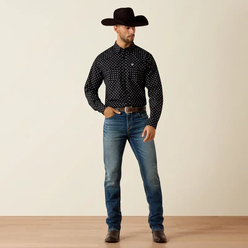 Men's Ariat Truth Fitted Snap Shirt - 10071721 1