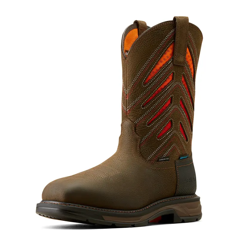 Men's Ariat Venttek H20 Carbon Toe Pull On Work Boot - 10050835 1