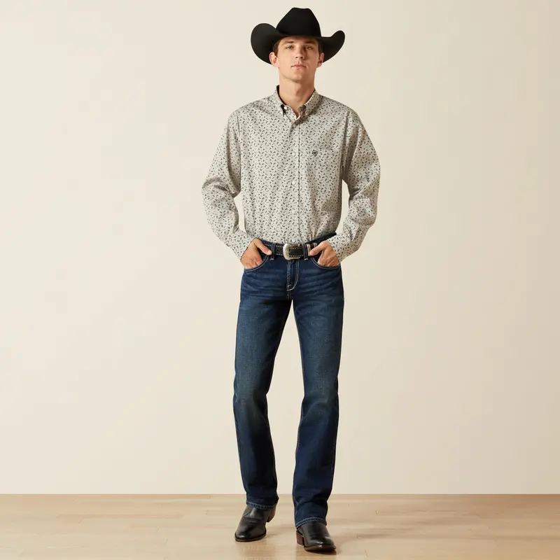 Men's Ariat Wrinkle Free Charles Classic Fit Shirt - 10062227 1