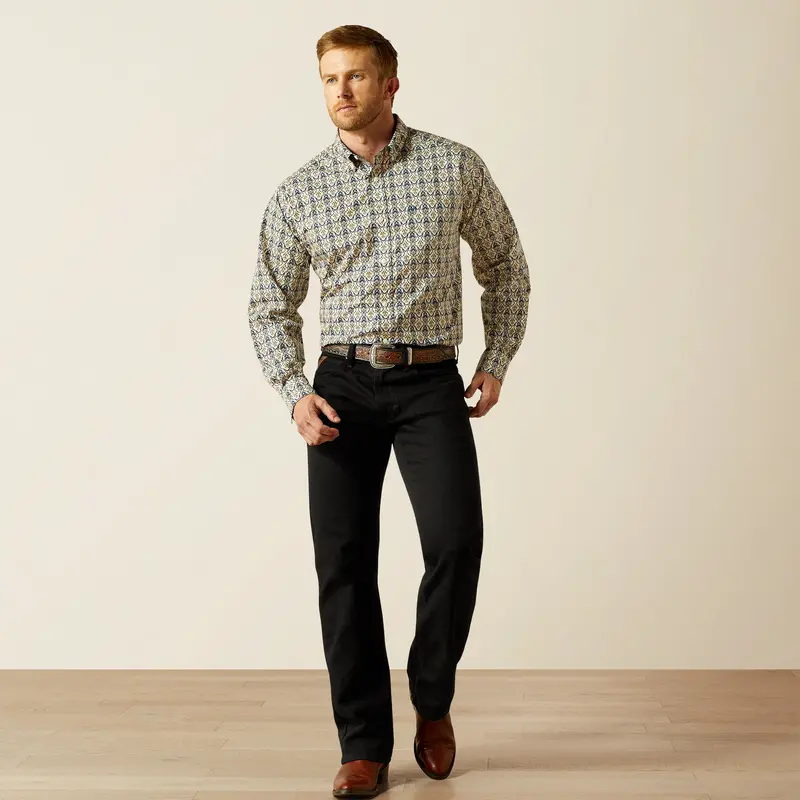 Men's Ariat Wrinkle Free Damon Classic Fit Shirt - 10062192 1