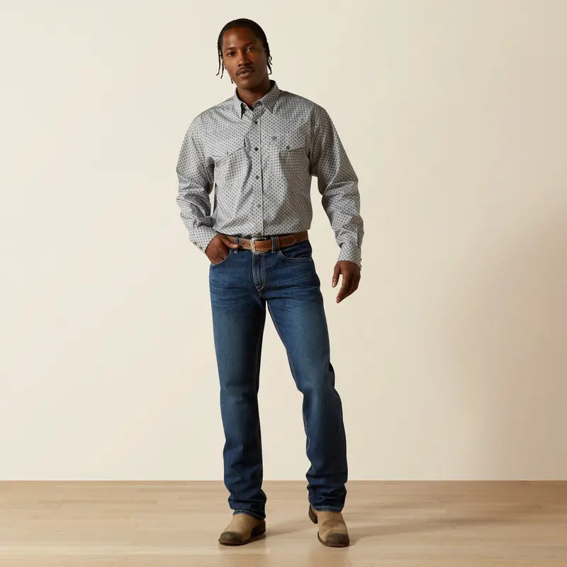 Men's Ariat Wrinkle Free Edward Classic Fit Shirt - 10062354 1