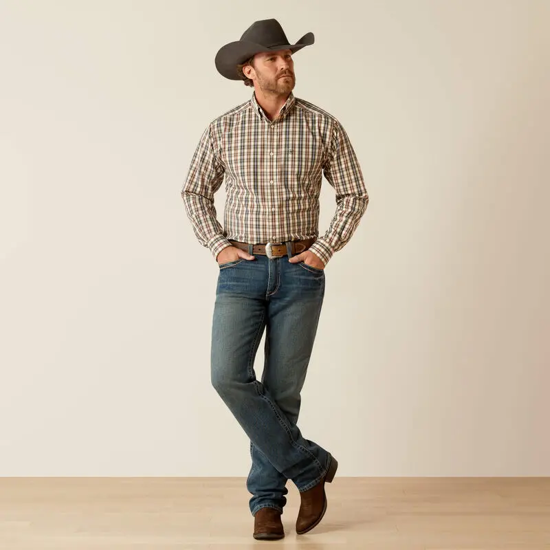 Men's Ariat Wrinkle Free Folk Classic Fit Shirt - 10053912 1